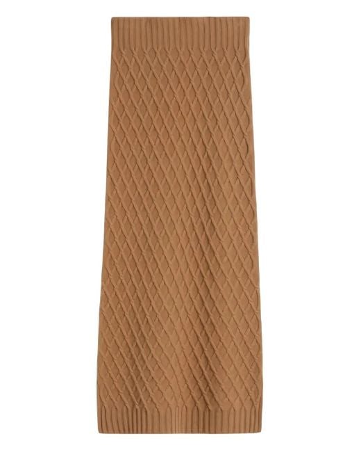 Max Mara Brown Gestrickter Minirock