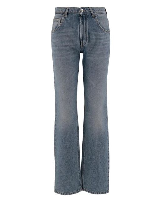 Blumarine Blue Jeans mit Logo-Print