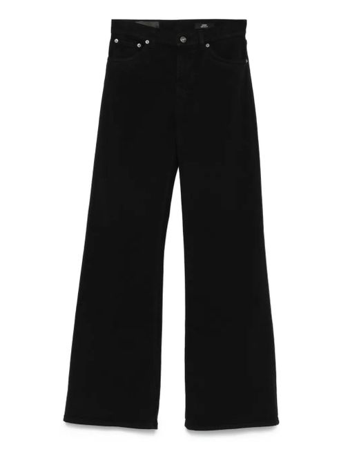 Dondup Jeans Met Wijde Pijpen in het Black
