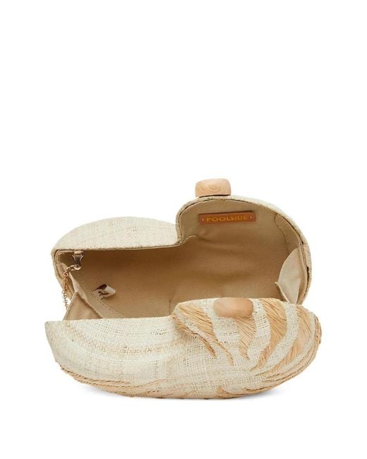 Poolside Natural Anna Chain Clutch