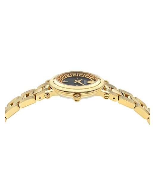 Versace Greca Flourish Petite 28 Mm Horloge in het Metallic