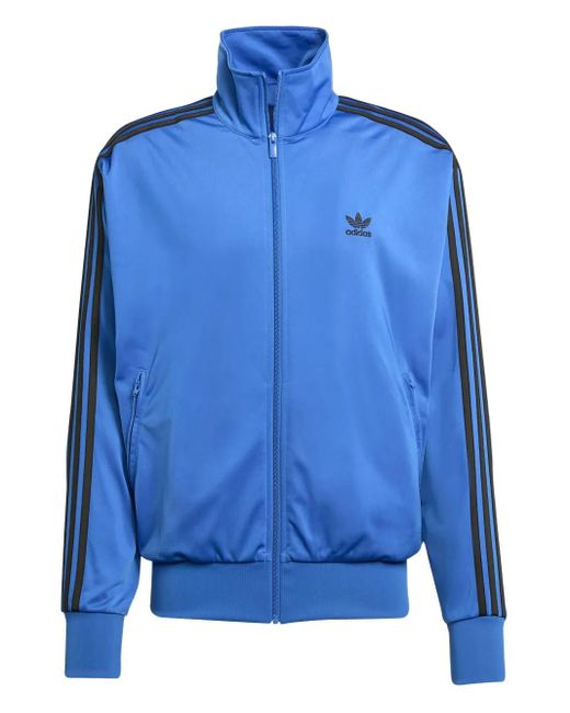 メンズ Adidas ジップアップ トラックトップ Blue