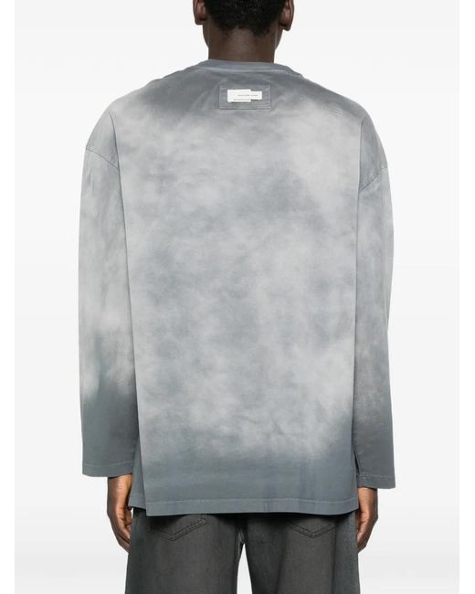 Feng Chen Wang Gray Long-Sleeve T-Shirt