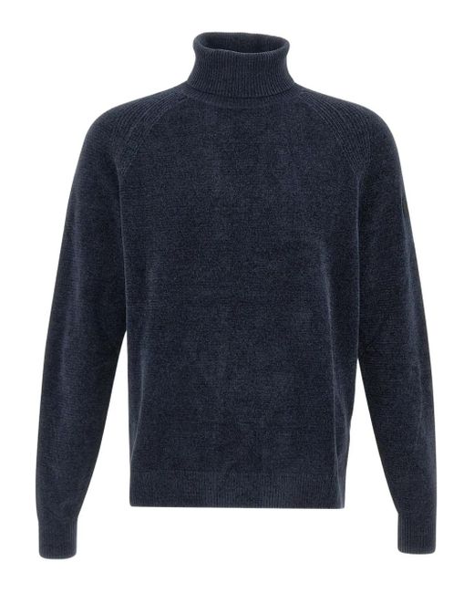 Rrd Pullover mit geripptem Kragen in Blue für Herren