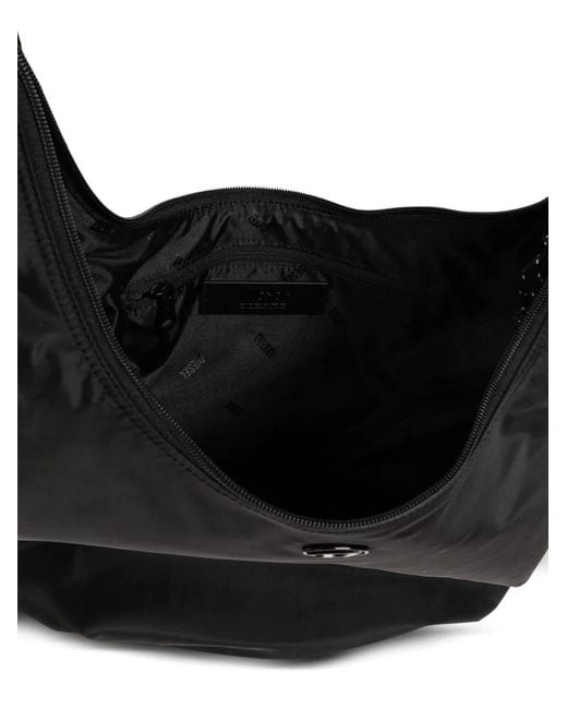 DIESEL Black D-Pack Shoulder Bag