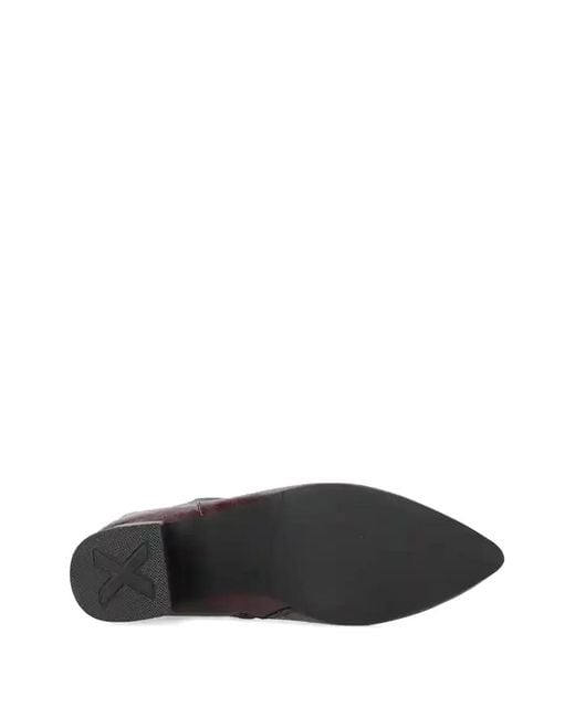 Mexx Red Pointed Block Heel Boots
