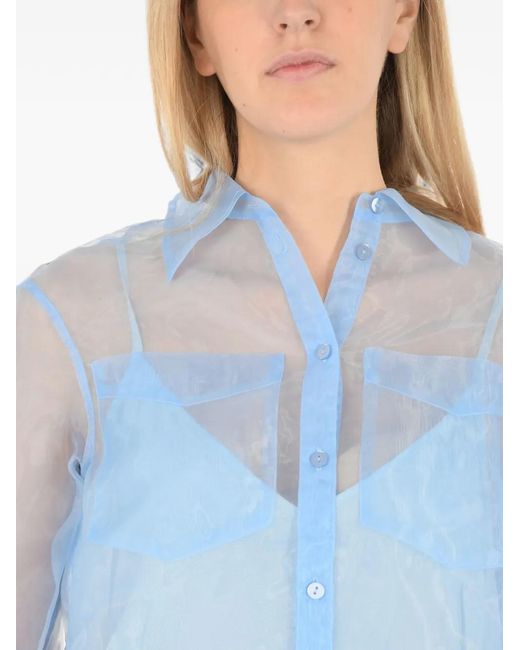 Baum und Pferdgarten Blue Long-Sleeve Shirt