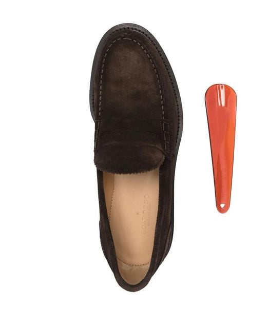 Scarosso Black Wooster Ii Suede Loafers for men