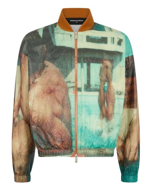 Bomber Jackets DSquared² de hombre de color Green