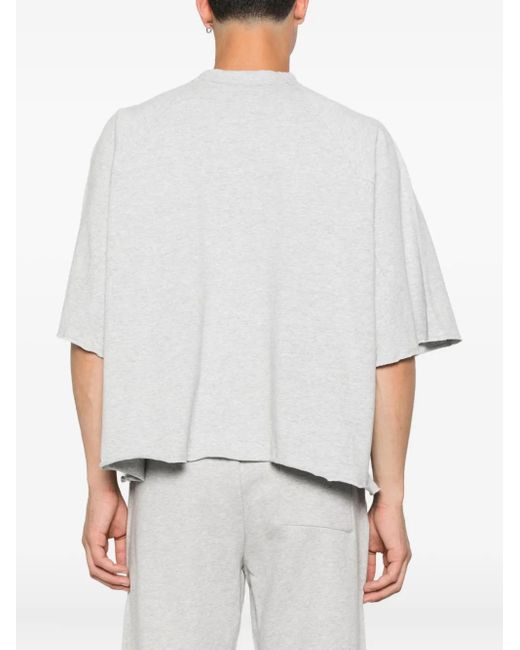 Entire studios White T-Shirt mit Raglanärmeln