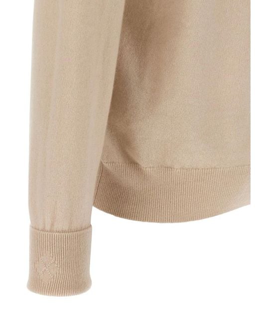 Ballantyne Gray Argyle-Pattern Turtleneck Sweater for men