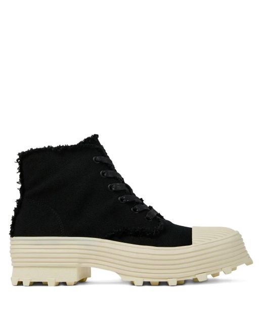 Botas Traktori con cordones CAMPERLAB de color Black