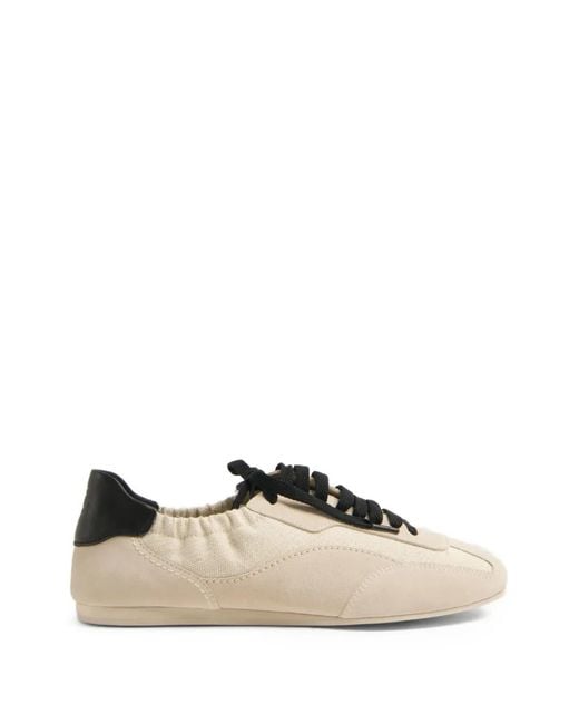 Jonathan Simkhai White Georgie Lace-Up Sneakers