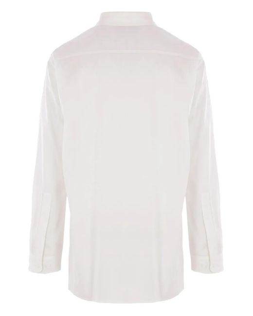Y-3 White Patch-Pocket Shirt for men