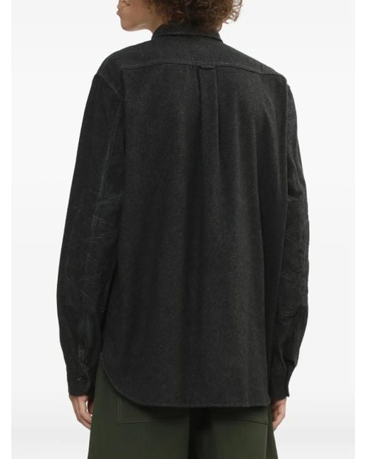 Junya Watanabe Hemd mit Taschendetail in Black für Herren