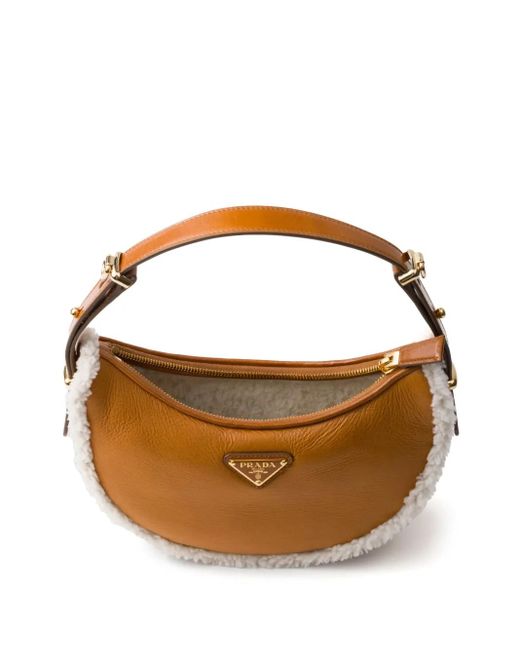 Bolso De Hombro Arqué Pequeño Prada de color Metallic
