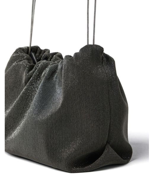 Brunello Cucinelli Leren Bucket-tas in het Black