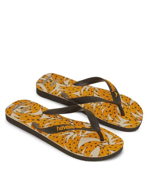 Infradito Nanica di Farm Rio in Metallic