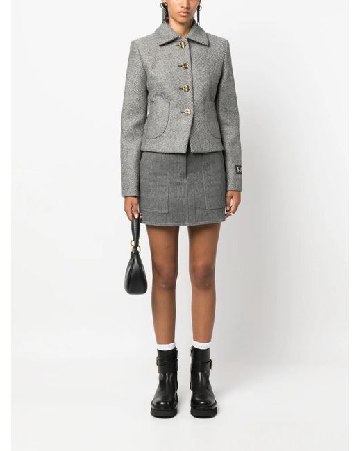 Patou Gray Short Jacket