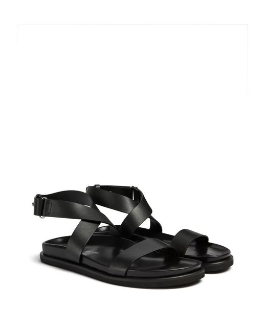 Liviana Conti Black Malika Strap Sandals