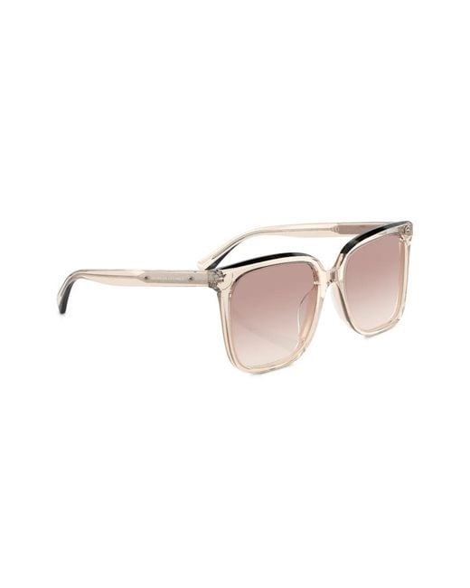 Brunello Cucinelli Pink BC4007S Square Acetate Sunglasses