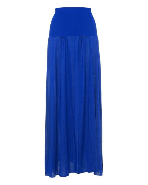 Eres Ankara Strapless Maxi-jurk in het Blue