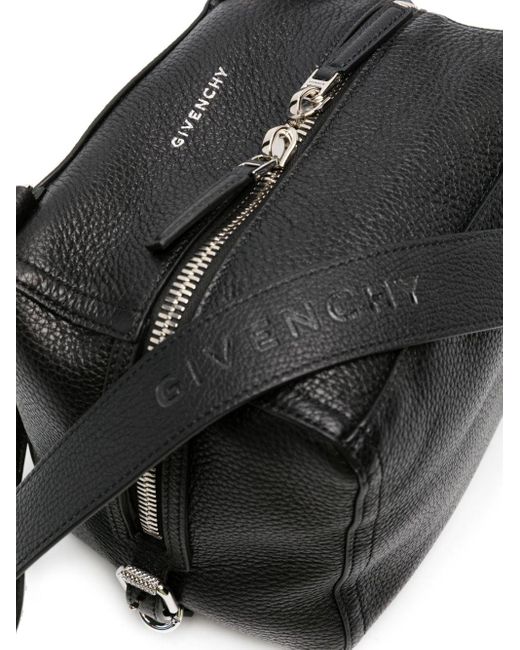 Givenchy Black Small Pandora Leather Crossbody Bag for men
