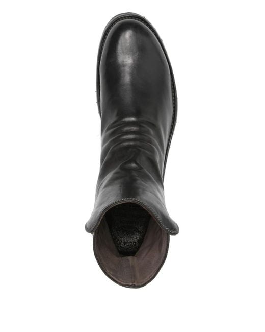 メンズ Officine Creative Ikonic 004 レザーブーツ Black