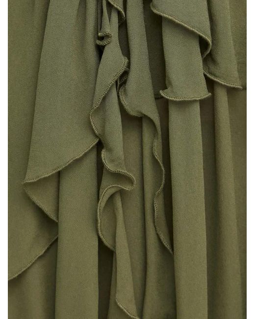Aniye By Green Ruffled Asymmetric Top