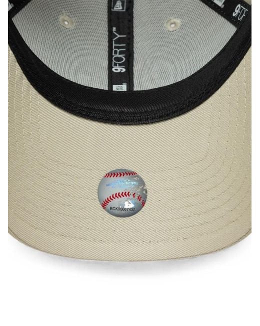 KTZ Natural Yankees Mlb 9Forty Embroidered Cap