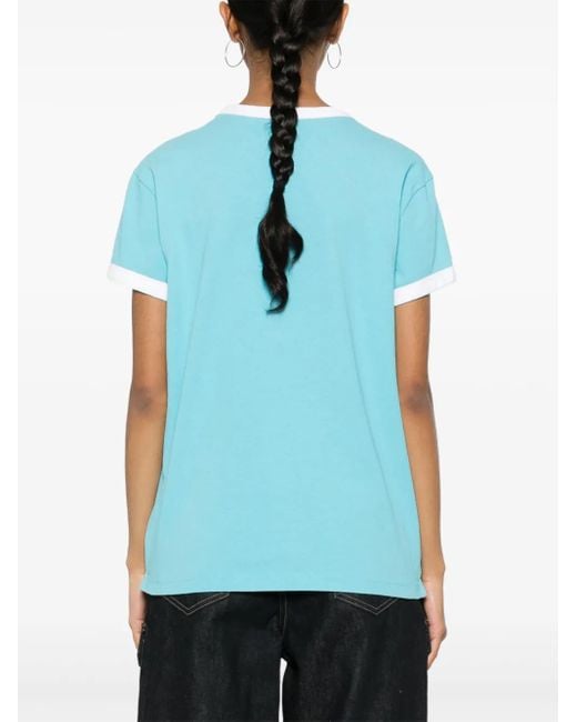 Zadig & Voltaire Blue Walk Insignia Cotton T-Shirt