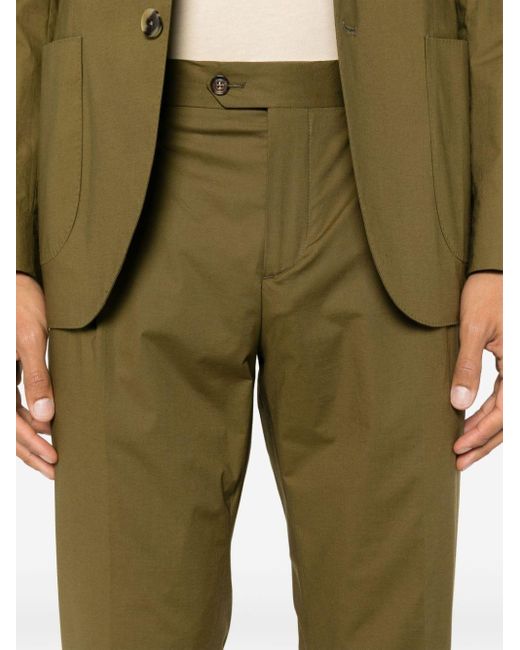 Pantalones de vestir con pinzas Lardini de hombre de color Green