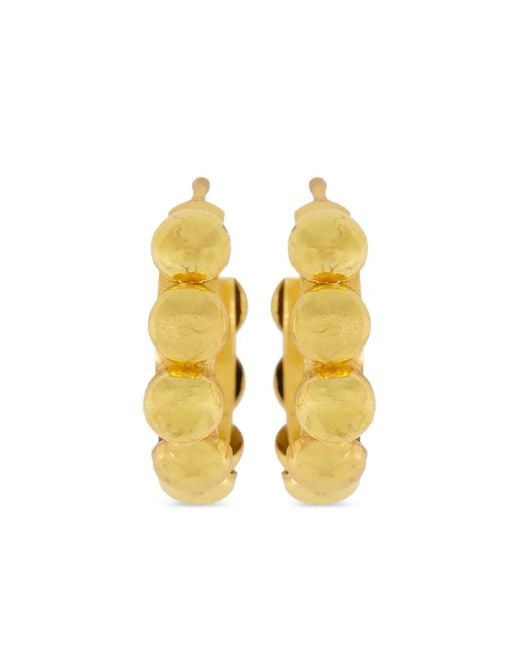 Sylvia Toledano Metallic Mini Creole Earrings