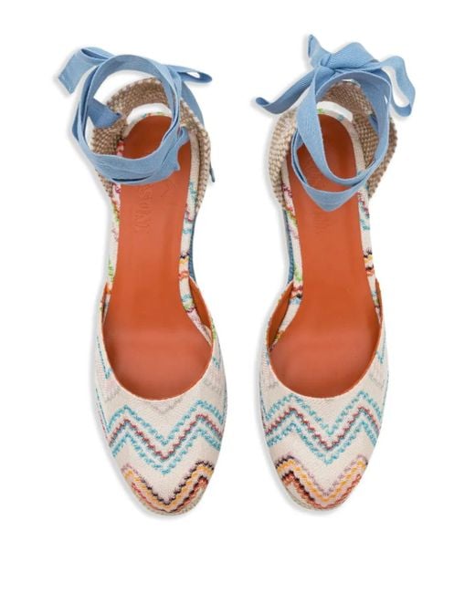 Missoni Blue 30Mm Eva Espadrilles