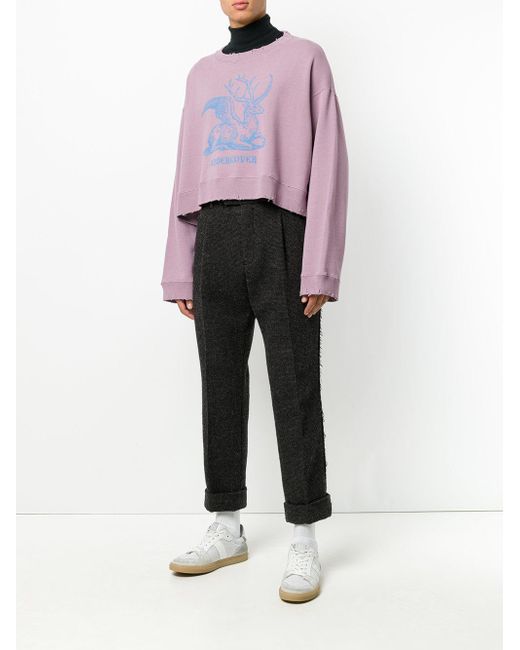 Undercover 2025 cropped sweatshirt