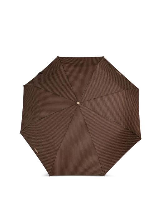 Ombrello Gessato di Moschino in Brown