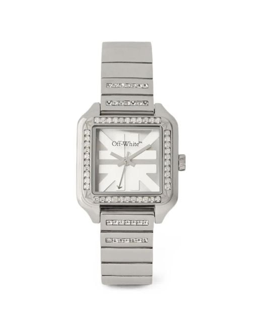 Off-White c/o Virgil Abloh White After Hours Pavé 31.5Mm Watch