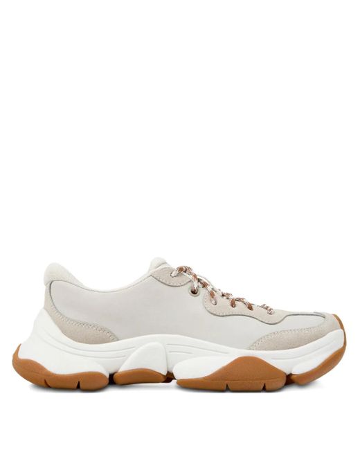 Camper White Karst 2 Leather Lace-Up Trainers