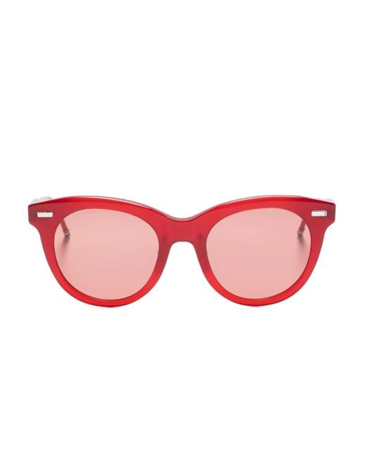 Thom Browne Pink Cat-Eye Sunglasses