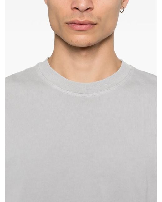 Agolde White Round-Neck T-Shirt for men