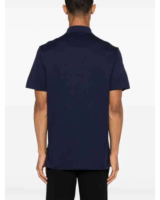 Givenchy Poloshirt Met Geborduurd Logo in het Blue voor heren
