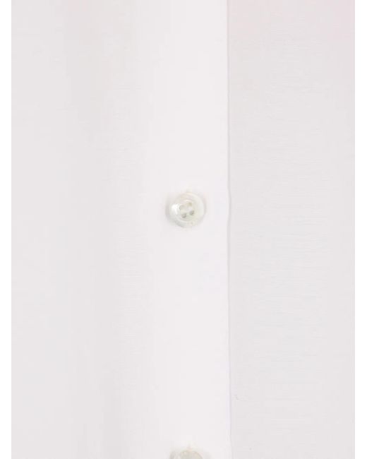 Aspesi White Hemd Mit Aufgesetzten Taschen