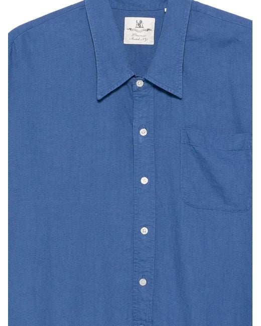 Denimist Blue Patch-Pocket Button-Up Top