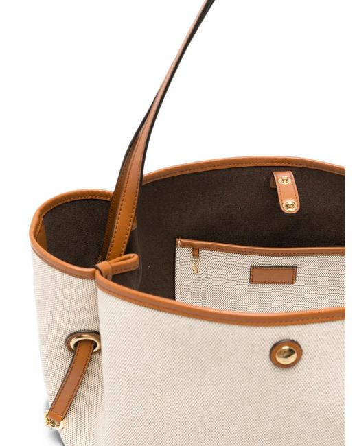 Chloé White Clover Canvas Tote Bag