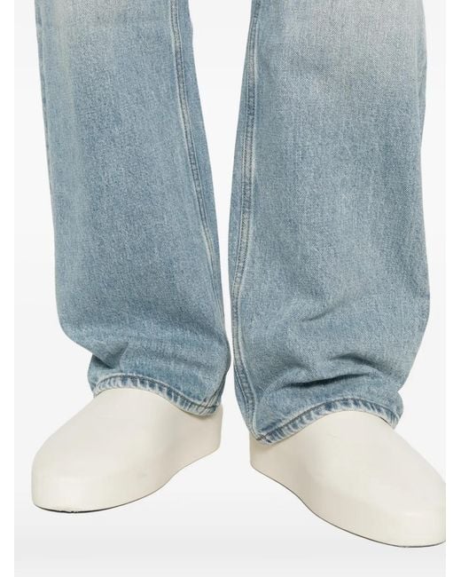Fear Of God Blue Faded-Effect Straight-Leg Jeans for men
