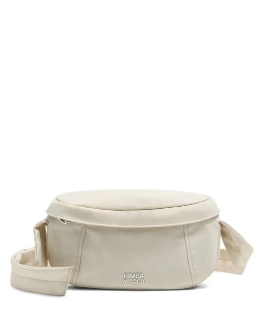 Bimba Y Lola ロゴ ショルダーバッグ White