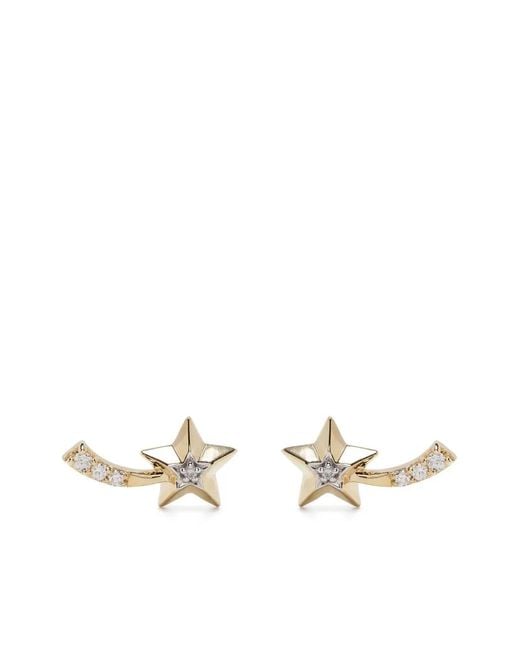 Adina Reyter White 14Kt Shooting Star Stud Earring