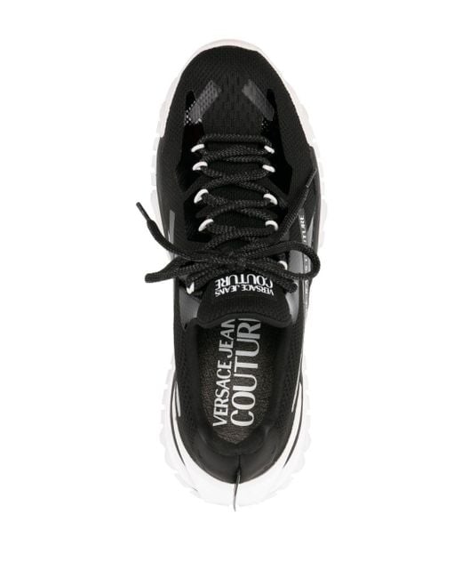 Versace Sneakers mit Logo-Print in Black für Herren