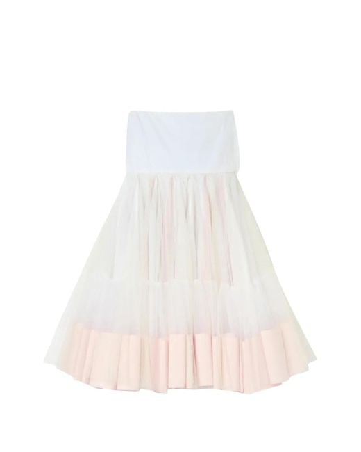 Jacquemus White The Mireio Skirt