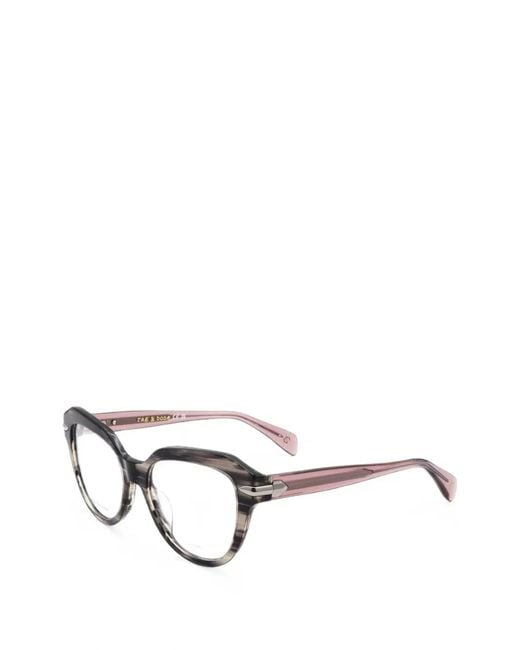 Rag & Bone White Geometric-Frame Glasses